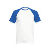 Tricou Bărbați Fruit of the loom Valueweight Mânecă Scurtă Baseball T Raglan